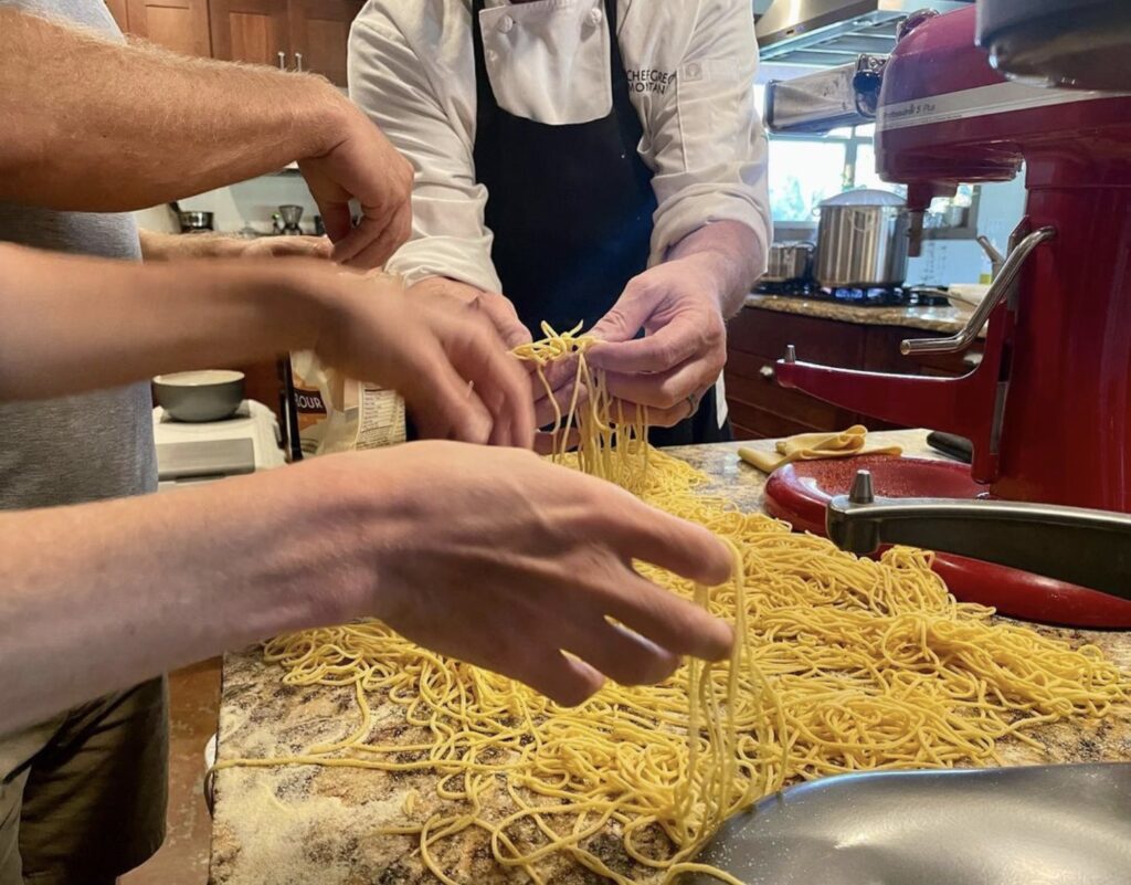 Hands-On Class - pasta truffles, asparagus